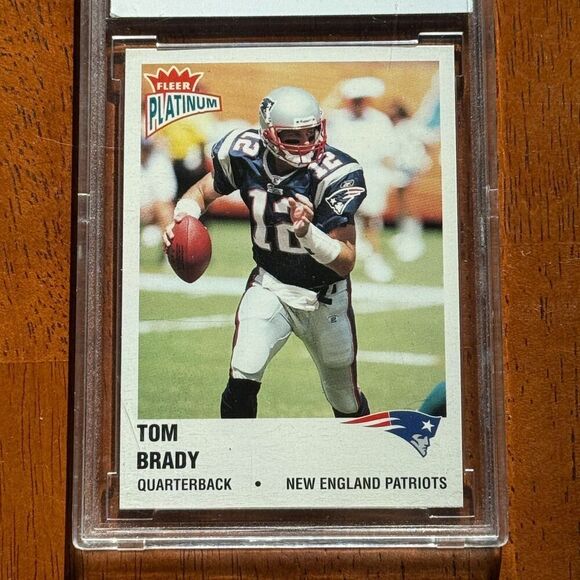 2003 Fleer Platinum Tom Brady #138 BCCG 10 Mint or Better Beckett - Picture 3 of 6